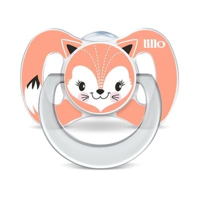 Chupeta Funny Animais Silicone Anatômico Tamanho 1 Raposa