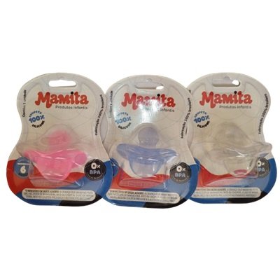 Chupeta Mamita 100% Silicone Tamanho 2 Anatômica