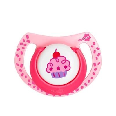 Chupeta Neopan Cupcake Ortopédica N2 Rosa