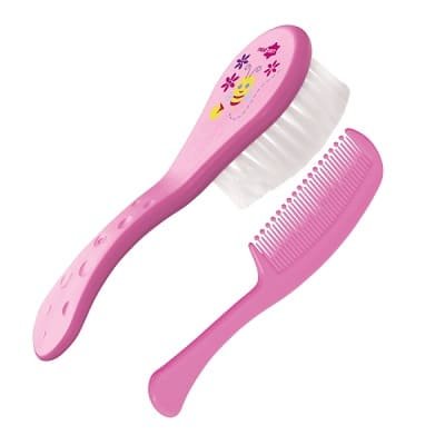 Conjunto Neopan Escova/Pente Rosa