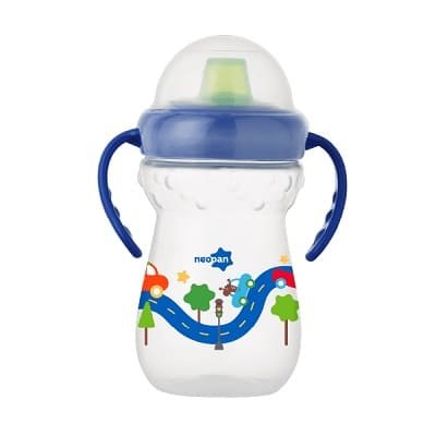 Copo Decorado Big 320ml com Alça Azul