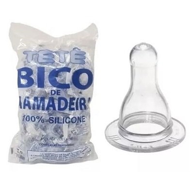 Bico Silicone Tete Redondo - Unidade